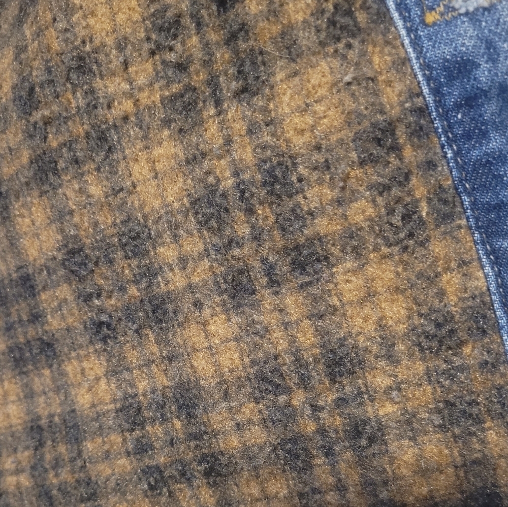 Carhartt Blanket Lined Trucker Denim Jean Work Jacket 4XL Streetwear Vintage Y2k - Picture 4 of 6